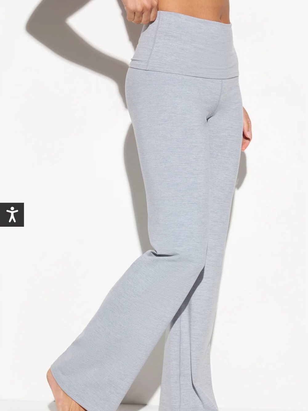 NWT Spiritual Gangster Blair Wide Leg Yoga Pants Gray M
